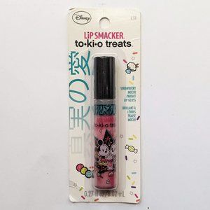 Lip Smacker To-Ki-O Treats Disney Mickey Minnie Strawberry Mochi Lip Gloss New